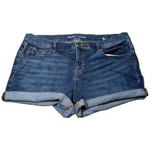 Old Navy Women's Blue Denim Shorts Boyfriend Women Size 16